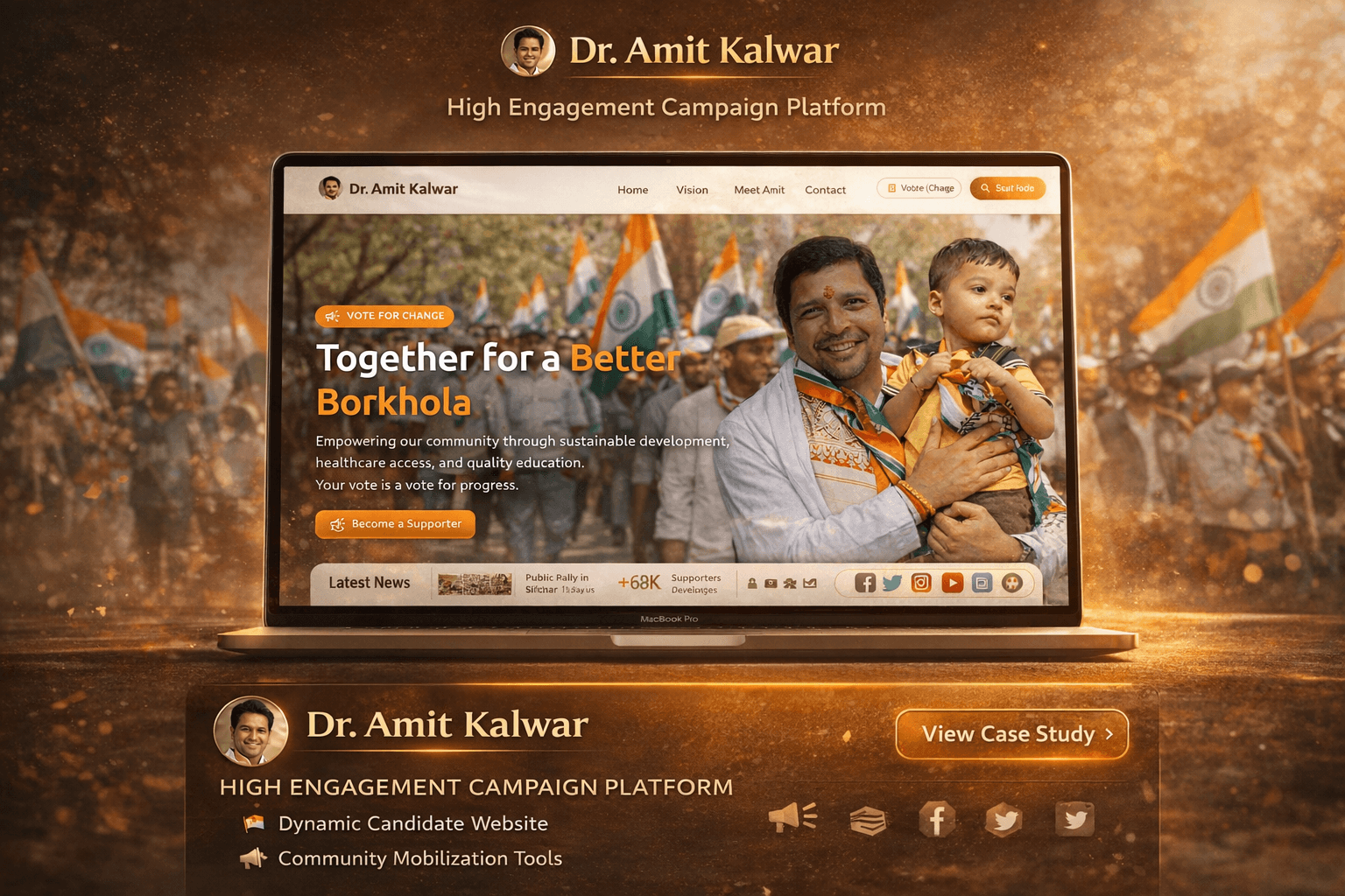 Dr. Amit Kalwar - Election campaign site